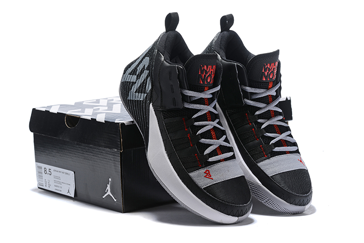 Jordan Why Not Zero.2 Black Grey Red White Shoes - Click Image to Close